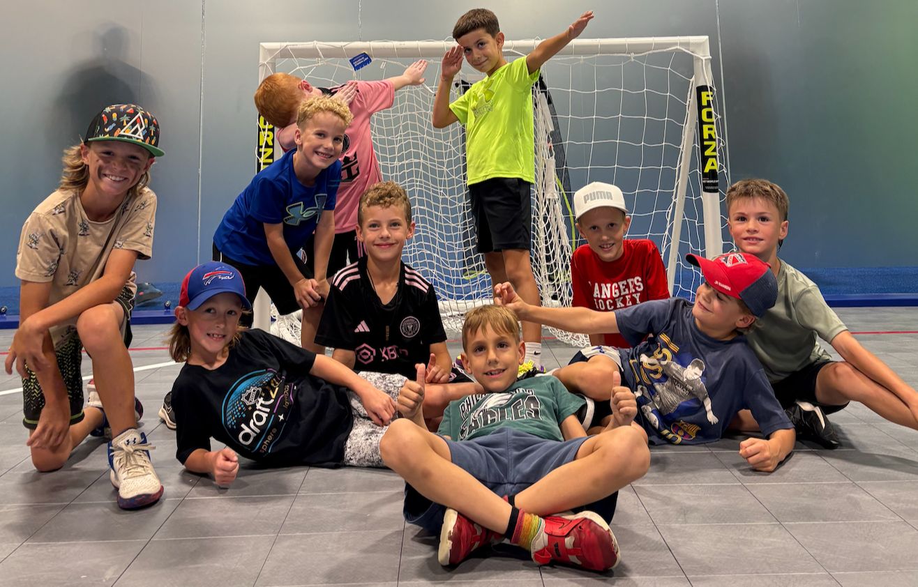 Kids celebrating a birthday party
